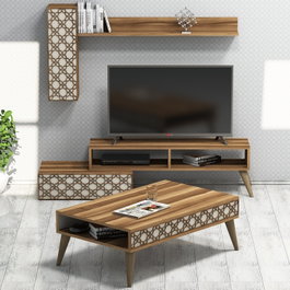 Hanah Home Planet - Nogal, Crema